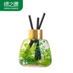 绿之源 无火香薰雨后栀子120ml香氛卫生间卧室去异味芳香剂香熏藤条