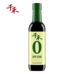 千禾 醋 纯粮酿造凉拌食醋不使用添加剂 零添加 窖醋3年500ml老陈醋凉拌饺子食用炒菜蘸食