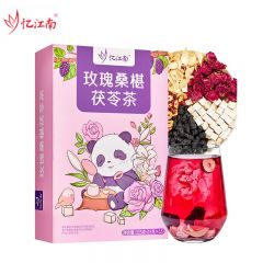 忆江南 桑葚茯苓玫瑰花茶225g（15g*15包）补茶包气血养生茶百合红枣