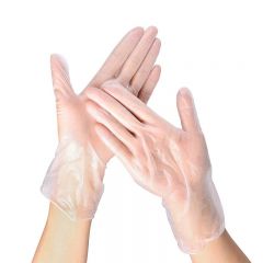 星工（XINGGONG）一次性手套乳胶PVC食品级烘焙厨房做饭洗碗实验美容用加厚 一次性PVC手套100只/盒XGS-Y2-S码