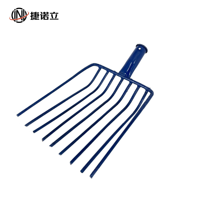 捷诺立（JNL） 一体焊接九齿叉 焦炭叉 多齿钢叉 (九齿煤叉单头) N50126