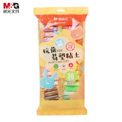 晨光（M&G） AKE039H9 文具4D超轻粘土儿童彩泥橡皮泥黏土小学生玩具 36色安心袋装