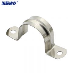 海斯迪克 HKZ-121 304不锈钢管卡 骑马卡管夹 固定卡 U型卡子水管卡 Φ12 100个/包