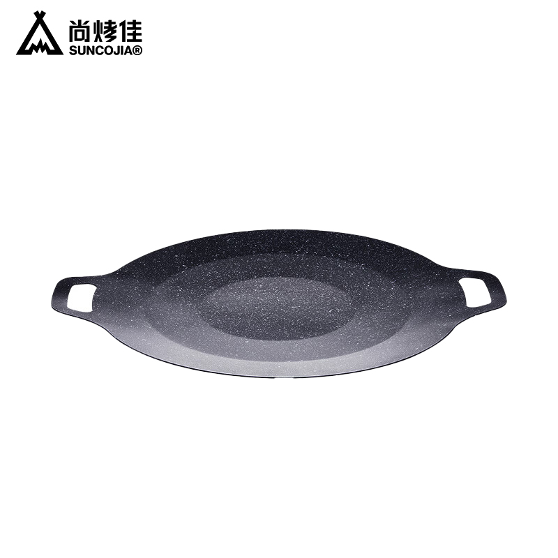 尚烤佳（Suncojia） SKJ-536煎烤盘烤肉盘户外卡式炉不粘煎盘（宴良）（含油刷）