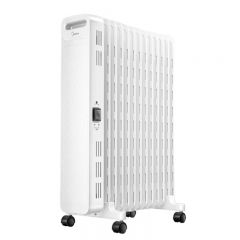 美的（Midea） HYX22N取暖器电热油汀电暖器电暖气片节能省电旋钮操控2200W功率加湿烘衣客厅暖脚烤火炉 HYX22N