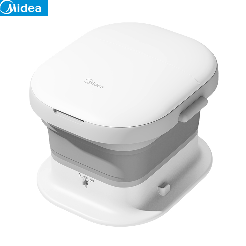 美的（Midea） ZS108 泡脚桶折叠足浴盆按摩洗脚盆电动加热智能恒温足疗洗脚盆折叠支撑款足浴盆