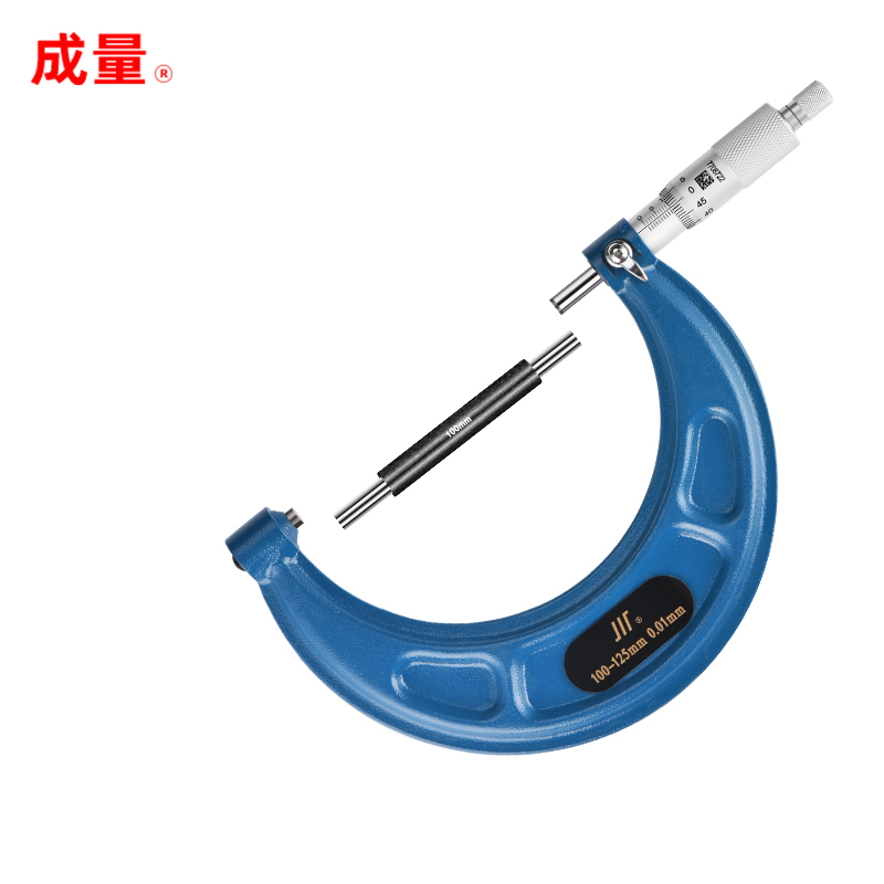 成量 高精度测厚仪游标卡尺 外径千分尺100-125*0.01mm