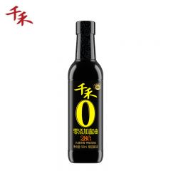 千禾 酱油 特级生抽酿造酱油酿造家用烹饪调料不使用添加剂0添加280天酱油500ml