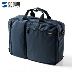山业（SANWA）3WAY轻量电脑包 200-BAG125NV 深蓝色 15.6英寸