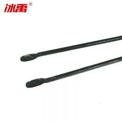 冰禹 BY-305 红胶套环卫垃圾夹 地面清洁工具垃圾拾取器 红柄52cm（2把/件）