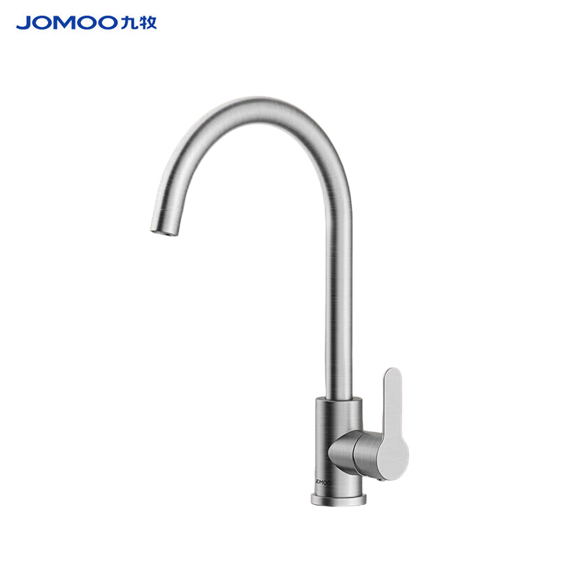 九牧（JOMOO）33221-748/7B-Z 厨房水龙头 304不锈钢洗菜盆360°旋转冷热双控龙头