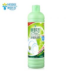 美舒洁  浓缩洗洁精快速去油污不伤手瓶装去除农药去异味洗碗液温和不刺激 柠檬洗洁精500g