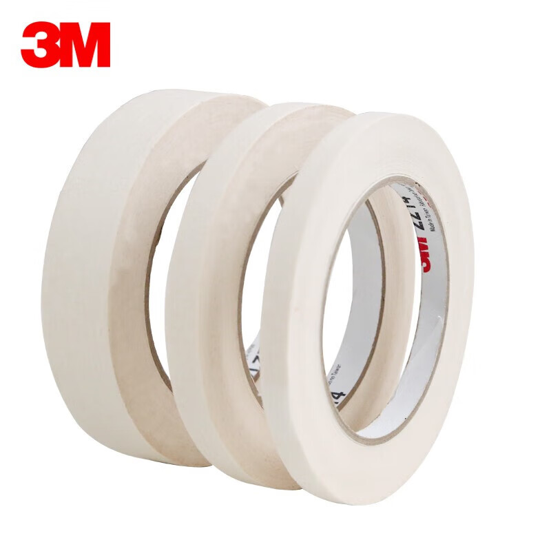 3M 2214美纹纸胶带 白色 10mm*50m 1卷