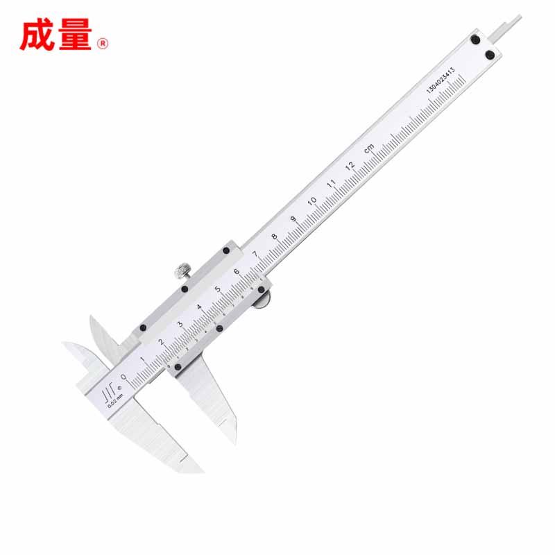 成量 高精度测厚仪游标卡尺千分尺 碳钢游标卡尺（四用）125*0.02mm