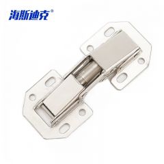海斯迪克  gnxy-474免开孔铰链 橱柜衣柜合页青蛙铰链 配螺丝 4寸带液压缓冲