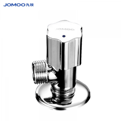 九牧（JOMOO）74054-346/1C-1 角阀 铜镀铬主体冷热三角阀加厚4分马桶热水器卫浴八字阀 单冷