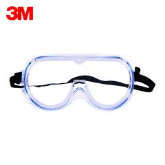 3M 1621AF 防雾护目镜骑行防风防尘防护眼镜劳保工业切割防打磨飞溅冲击