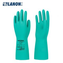 兰浪（LANON） 防静电、防酸碱丁腈防护手套 SR100