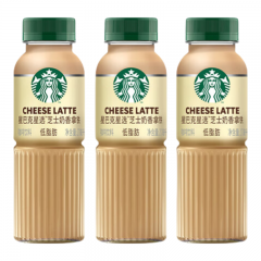 星巴克（Starbucks） 星选芝士奶香拿铁 270ml*3瓶装