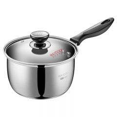 美厨（maxcook） 奶锅 304不锈钢奶锅汤锅16cm 泡面煮奶辅食锅 加厚复合底 LN116