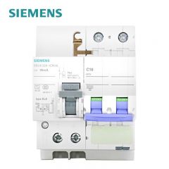 西门子（SIEMENS） 微型漏电断路器5SU9326-1CN16(AC 30MA 2P 6KA C16) 电子式 空气开关带漏电保护断路器