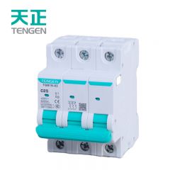 天正电气（TENGEN）TGB1N-63 3P C（祥云3.0）系列 6kA 小型断路器 空气开关小型空开 总闸总开关 AC400V - 32A 3P 6kA C 现货