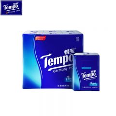 得宝（TEMPO） 手帕纸 经典无香4层7张*12包 湿水不破 纸巾小包 面巾纸
