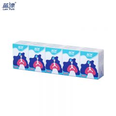 蓝漂（Lam Pure） 白色迷你手帕纸10包小巧便携体验舒适好生活