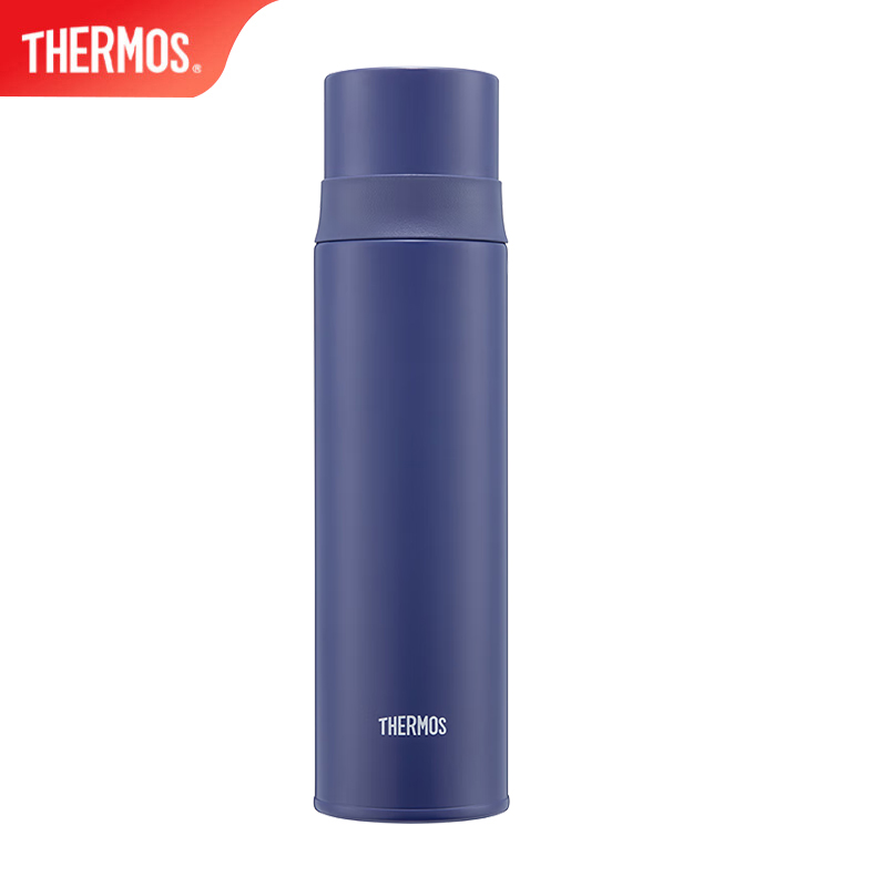 膳魔师（THERMOS） FFM-520S保温杯水杯大容量不锈钢高档水杯便携男女杯子花青蓝 520ml