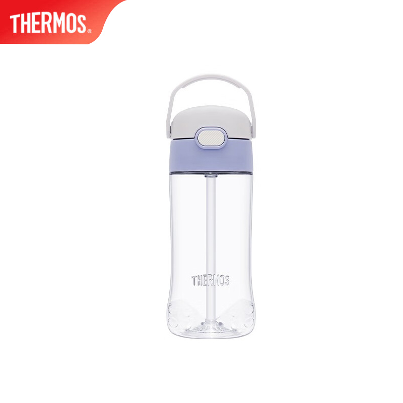 膳魔师（THERMOS） TCSQ-450 PL 塑料杯运动水杯露营男女吸管杯孕妇成人学生杯子 紫色 450ml