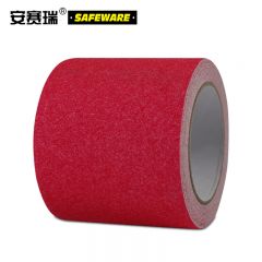 安赛瑞（SAFEWARE） 彩色防滑胶带（玫红）100mm×5m 彩色防滑胶带 彩色防滑贴 11901