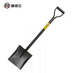 捷诺立（JNL） 铁锹 户外铁锹加厚农用园艺挖土一体全钢D把方铲 1.02米 N50005