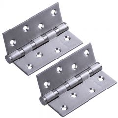 Demann 不锈钢静音轴承合页/铰链4x3吋厚3mm 两片装 HY1212S