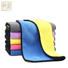 敏胤（MINYIN） M4060超细纤维高密双层双色珊瑚绒抹布多功能清洁巾10包