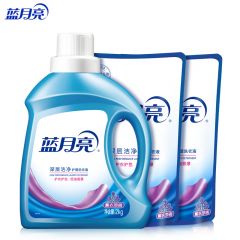 蓝月亮 洁净洗衣组合：薰洁净2kg+薰洁净袋1kg×2深层洁净强效去污