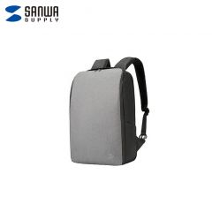 山业（SANWA） BAG-BPC12GY 时尚减负电脑包男 商务双肩背包 大容量防泼水电脑包 出差旅行包 品质灰