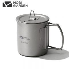 牧高笛（MOBIGARDEN） NX20666038钛杯户外露营野餐轻量便携可烧水水杯300ml钛色