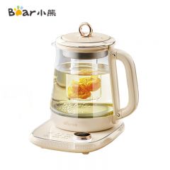 小熊（Bear） YSH-F15E1小气泡养生壶 烧水壶 1.5升家用恒温水壶煮茶器煮茶壶 降噪轻音 带玻璃炖盅  玻璃花茶壶