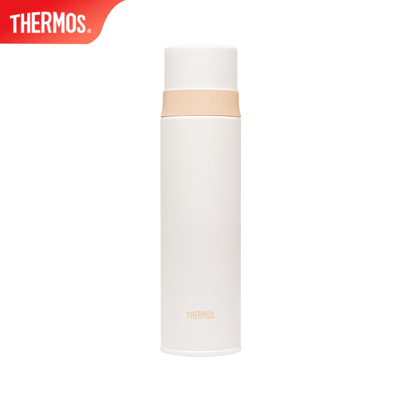 膳魔师（THERMOS） FFM-520S 保温杯水杯大容量不锈钢高档水杯便携男女杯子奶油栗 520ml