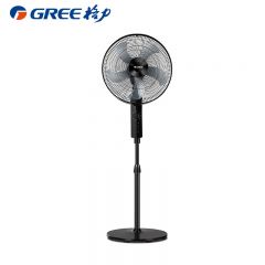 格力（GREE） 家用电风扇台地两用大风量落地扇立式轻音节能电扇客厅卧室办公宿舍定时风扇广角摇头空调伴侣 FD-4012-WG（黑色）