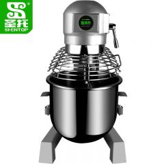 圣托（Shentop） STMS-B20多功能厨师机商用 面包蛋糕打蛋打奶油搅拌机 20升全自动面粉搅面和面机