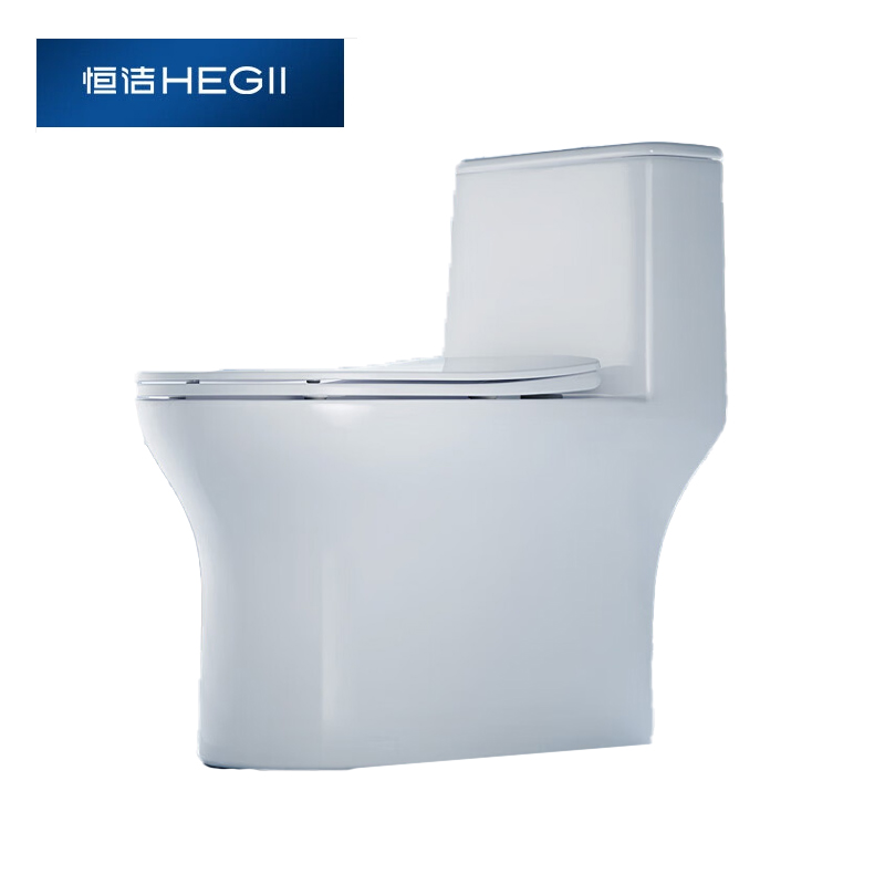 恒洁 HC0512PT 马桶家用虹吸式大冲力坐便器 静音降缓盖板一级水效 305坑距