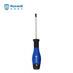 Raxwell双色柄十字螺丝批 螺丝刀 PH2x100MM 1支 RTSD1009/支