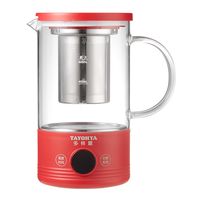 多样屋（TAYOHYA）液体加热器（养生杯）DGHP05A红色0.6L TA100123001ZZ