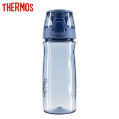 膳魔师（THERMOS） TCSD-550 BL塑料水杯大容量夏季男女运动瓶户外露营便携随行茶杯带提手 海洋蓝 550ml
