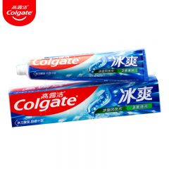 高露洁（Colgate） 冰爽三重薄荷牙膏180g清新口气口腔护理