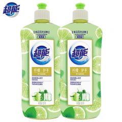 超能 食用小苏打果蔬餐具通用离子去油污安全无残留厨房家用  柠檬护手500g*2
