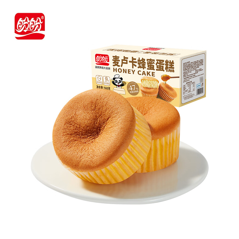盼盼 蜂蜜蛋糕560g早餐面包传统糕点下午茶休闲点心