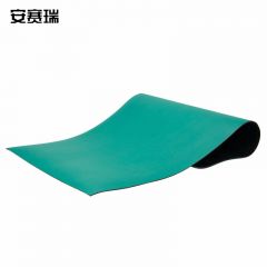 安赛瑞（SAFEWARE） 定制橡胶防静电桌垫台垫（3平方米起订）定制防静电橡胶台垫桌垫 绿色 宽幅≤1.2m 10976