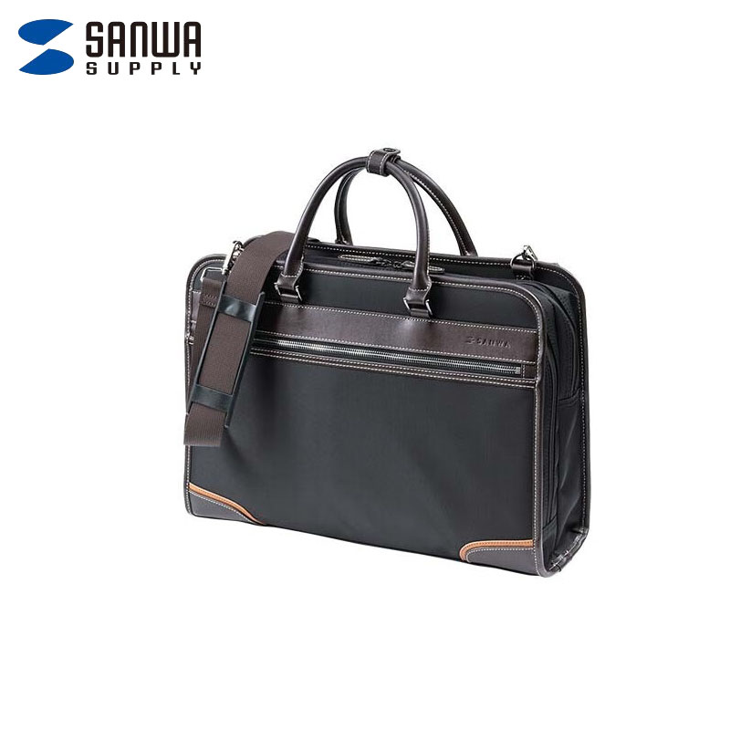 山业（SANWA） 商务电脑包 2WAY 圆角硬款 BAG-BZC3BK 15.6英寸 黑色